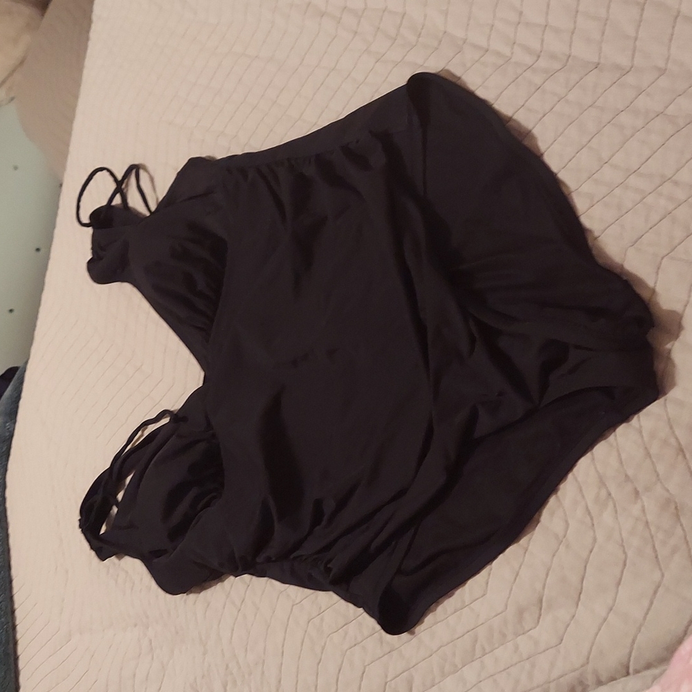 Black one- piece
